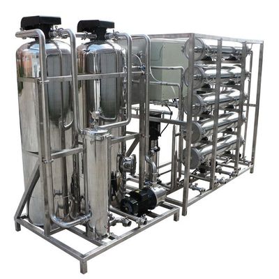 Buen precio Tratamiento de aguas industriales Sistema comercial de RO Rechazo de sal 98% 220V/380V en línea