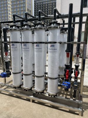 Buen precio UF Instalación de ultrafiltración por tecnología de membrana para el tratamiento de aguas fluviales en línea