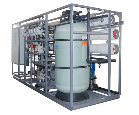 99Sistema de purificación por ósmosis inversa del agua de mar del 0,5% en acero dúplex 2205