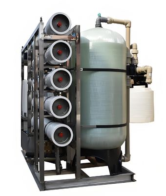 Buen precio Sistema de desalinización de agua de mar de acero dúplex 2205 Siemens Control PLC 100-1000M3/día en línea