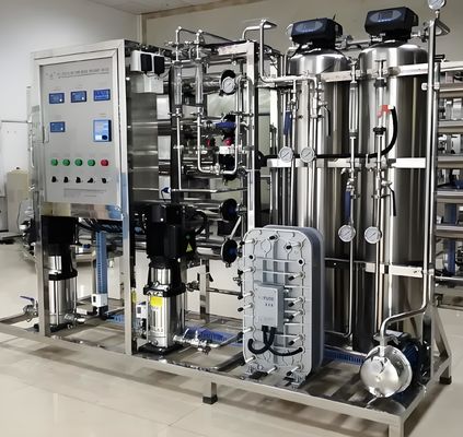 Buen precio Sistema RO EDI de 2 etapas con control PLC Siemens S7 y ajuste UPVC / SS304 en línea