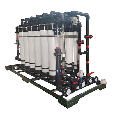 Buen precio Panel de control de acero inoxidable Sistema de ultrafiltración Purificador de agua 80-90% tasa de recuperación para el agua potable en línea