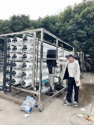 calidad Planta de ósmosis inversa de acero inoxidable 70m3/h Control automático fábrica