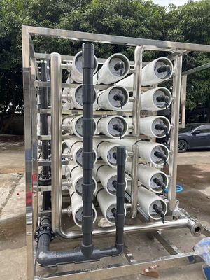 Buen precio Sistema de tratamiento de aguas de acero inoxidable industrial comercial 60m3/h en línea