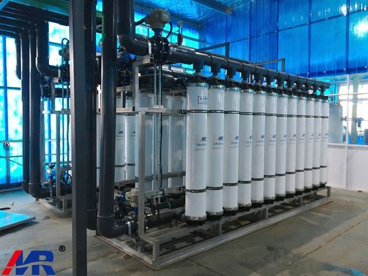 Buen precio Sistema de ultrafiltración de filtración de agua con una capacidad de 10-100 M3 por hora en línea