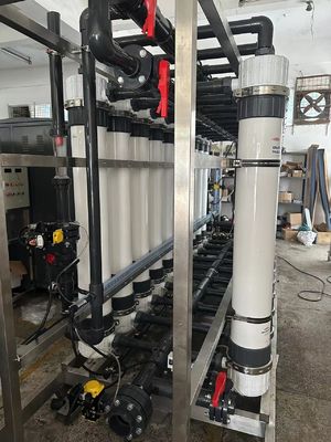 Buen precio Filtro de agua de ultrafiltración SS304 / PVC con recuperación del sistema del 80% en línea
