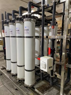 Buen precio Sistema de ultrafiltración SS304 / PVC 10-100 M3/H con eliminación del 99,99% de SS en línea