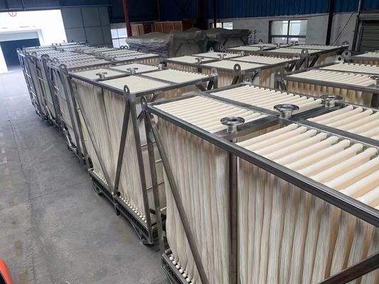 Buen precio Módulo de membrana de fibra hueca PVDF de 25 m2 para el tratamiento de aguas residuales en línea