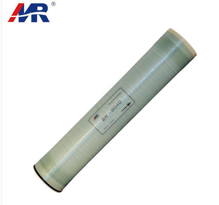 Buen precio MR-BW8040 Membrana RO de agua salobre de 600 psi con una tasa de rechazo de sal del 99% en línea