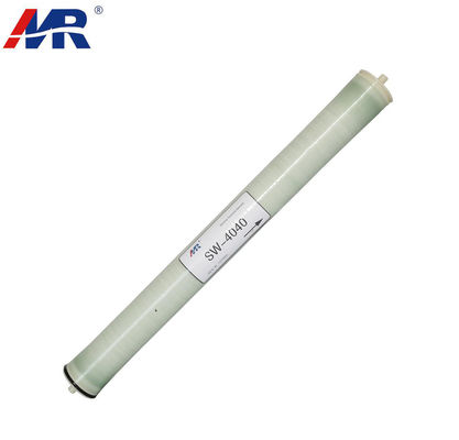 Buen precio 99% tasa de rechazo RO membrana con amplio rango de temperatura y presión en línea