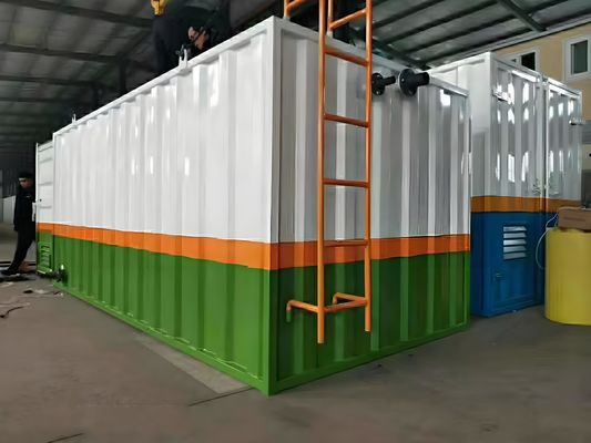 Buen precio Planta de tratamiento de aguas residuales domésticas de 5-20KW para hoteles y hospitales en línea