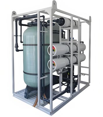 Buen precio Sistema de desalinización de agua de mar de 100 a 1000 m3/día con membrana Filmtec RO en línea