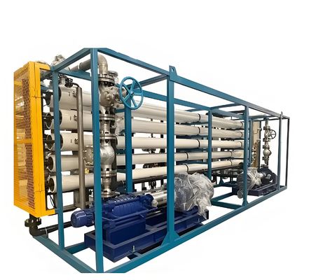 calidad Siemens S7 Sistema de control eléctrico de agua de mar con membrana de ro USA Filmtec fábrica