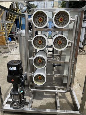 Buen precio Sistema de filtración de nano películas finas de control PLC 10-100M3/H Capacidad en línea