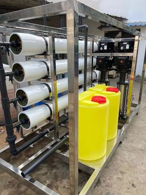 Buen precio Sistema de nanofiltración de control PLC para el tratamiento de aguas residuales industriales en línea