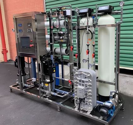 Buen precio Sistema de purificación de agua RO EDI con capacidad de 1-50 m3/h y dos etapas en línea