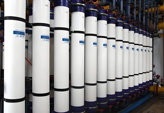 Buen precio 99.99% SS Eliminación Ultrafiltración Sistema de agua Lavable en reverso SS304 / Material de PVC en línea