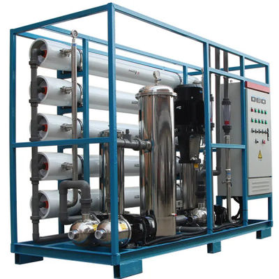 Buen precio Sistema industrial de refrigeración de agua salobre 100-1000 m3/día con presión de 150-300 psi en línea