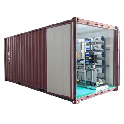 Buen precio 100-1000 M3/Día Sistema de reutilización de agua salobre con membrana Filmtec en línea