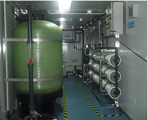 Buen precio Sistema de tratamiento de agua pura de 15-65kw con rechazo de recuperación del 50-70% en línea