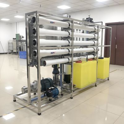Buen precio Sistema industrial de desalinización de agua de mar de acero dúplex 2205 con PLC Siemens S7 en línea