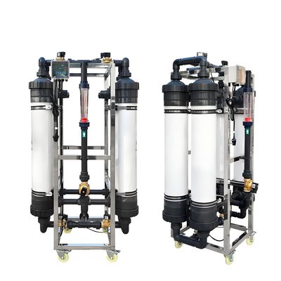 Buen precio Sistemas de ultrafiltración SS304/PVC Tratamiento del agua con alto rendimiento de agua en línea