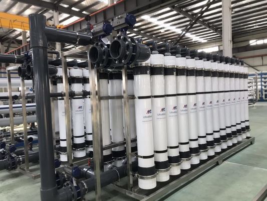 Buen precio Sistema de membrana de ultrafiltración 99% tasa de eliminación de turbidez y rendimiento óptimo en línea