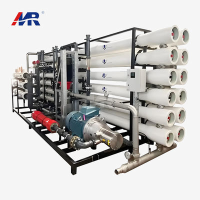 Buen precio Máquina desalinizadora de agua de mar Danfoss/Grundfos con bomba, con alta tasa de desalinización del 99,5% en línea
